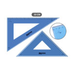 JGO. DE ESCUADRAS 30 CM. No.902 AZUL