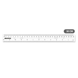 REGLA 30 CM. No.830 TRANS. INCOLORO YOU