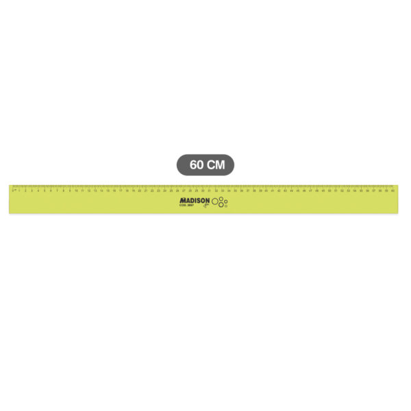 REGLA 60 CM. No.901 TRANS.VERDE YOU