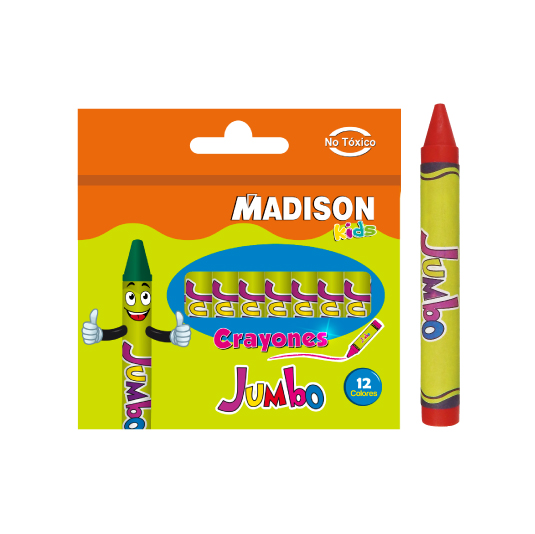 CRAYON JUMBO 12 COLORES