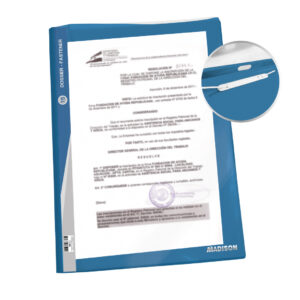FOLDER PLAST. T-5 AZUL T/O