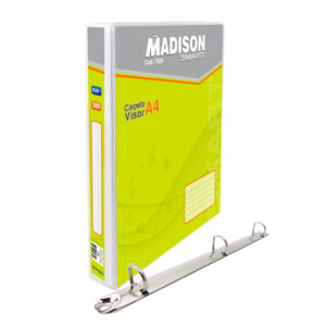 CARPETA C/VISOR A4 1/2" MEC.3D BLANCO