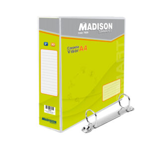 CARPETA C/VISOR A4 2" MEC.2D BLANCO