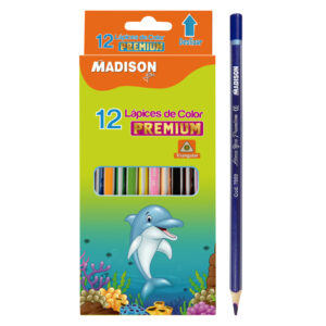 LAPICES 12 COL. PREMIUM LARGO