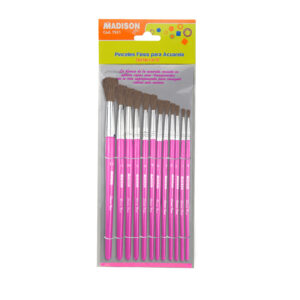JGO.DE PINCELES P/ACUARELA FUCSIA MADISON