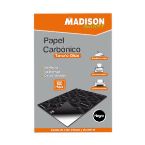 PAPEL CARBONICO NEGRO T/O (100HJS.)