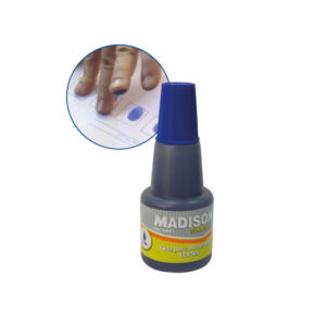 TINTA P/TAMPON DACTILAR AZUL 20ML.