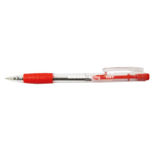 BOLIGRAFO ROJO 0.5MM RETRAC. SPRING (50PZS.)