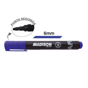 MARCAD PERM. No.990 AZUL P./RECTA (12PZS) SMART