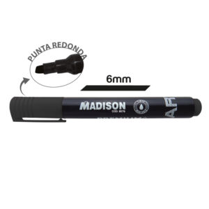 MARCAD PERM. No.990 NEGRO P./RECTA (12PZS) SMART