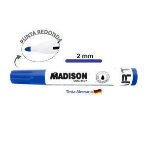 MARCADOR PIZARRA No.330 AZUL P/REDONDA (12PZS.)