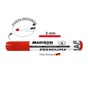 MARCADOR PIZARRA No.330 ROJO P/REDONDA (12PZS.)