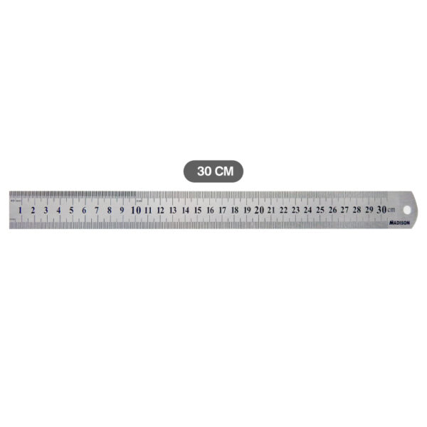 REGLA DE 30 CM. METAL INOX SMART