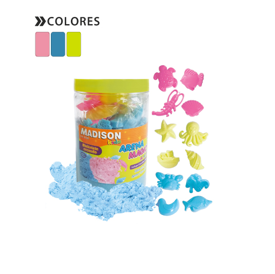 ARENA MAGICA 500GRS+UTENCILIOS/BOTE PLAST.