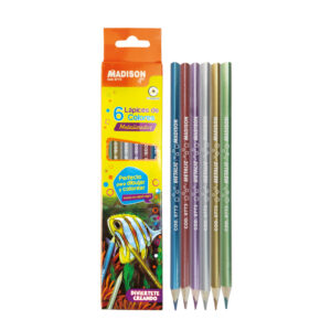 LAPICES DE 6 COLORES METALIZADOS