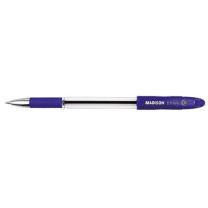 BOLIGRAFO AZUL 0.5MM PUNTA METALICA NO.25 WORK (12 PZS)