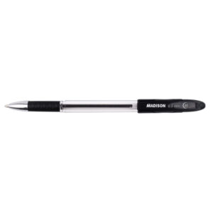 BOLIGRAFO NEGRO 0.5MM PUNTA METALICA NO.25 WORK (12 PZS)