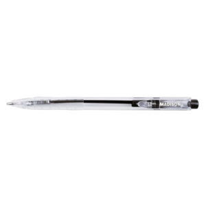 BOLIGRAFO NEGRO 0.5MM RETRAC.NO.70 CLICK (12PZS)