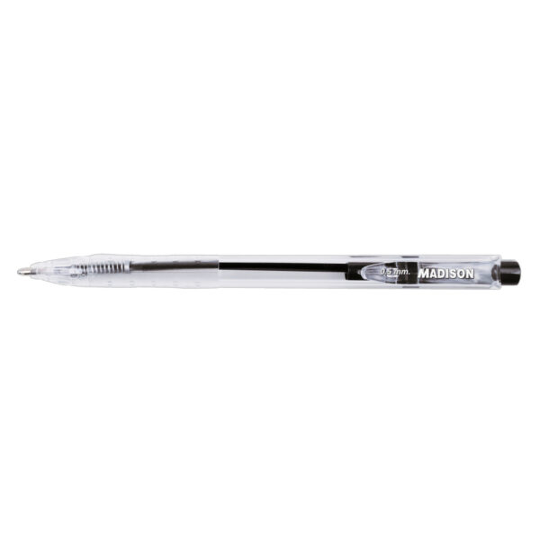 BOLIGRAFO NEGRO 0.5MM RETRAC.NO.70 CLICK (12PZS)