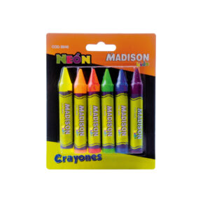CRAYONES JUMBO NEON 6 COLORES