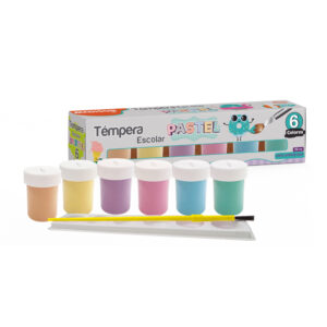 TEMPERA PASTEL 6 COLORES MADISON