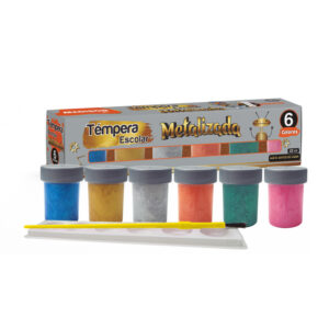 TEMPERA METALIZADA 6 COLORES MADISON