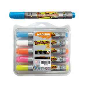 TIZA LIQUIDA 5 COLORES "MADISON"