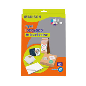 PAPEL FOTOGRAFICO AUTOADHESIVO A4 135GR. "MADISON"