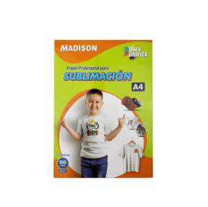 PAPEL P/SUBLIMADO A4 100GR.(100HJS.) "MADISON"